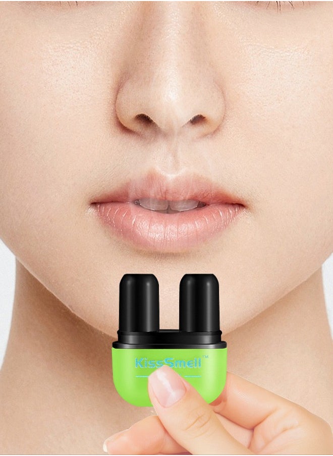 KissSmell - 1pc Portable Aromatherapy Nasal Inhaler Personal Diffuser Sniffer Stick With Essential Oils Refreshing Menthol for Stress Anxiety Relief Soothes Comforts Boosts Focus - Image 1