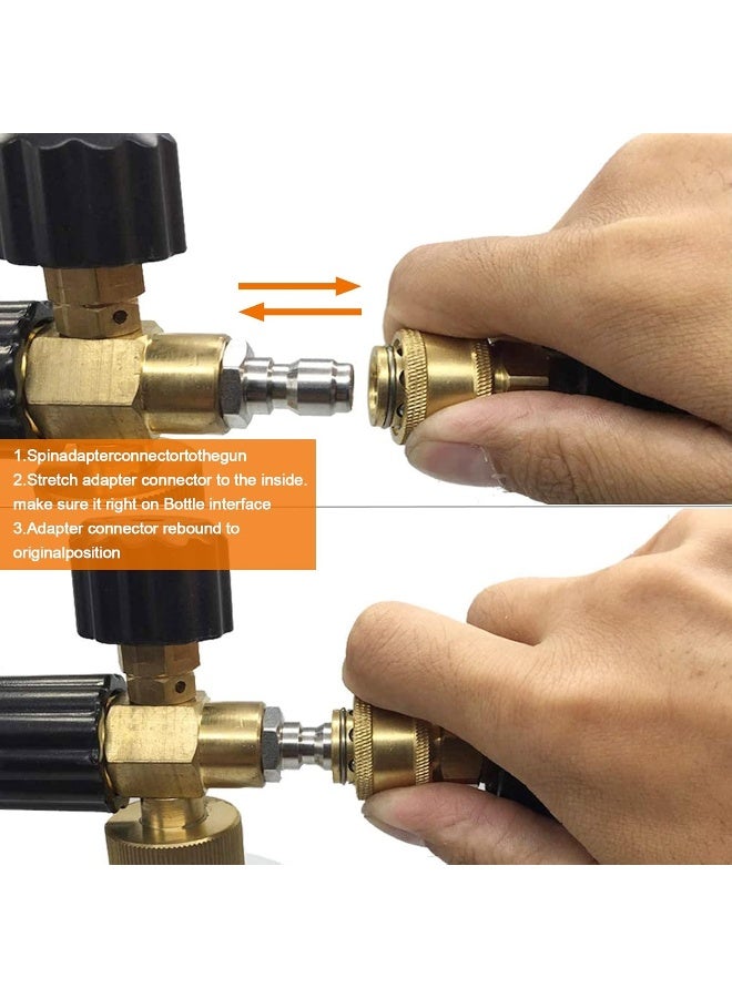 CLIO 3/8 Npt Quick Connect Fittings - 2 Pieces 3/8 Inch Male Pressure Washer Quick Connect Fittings Quality Pressure Washer Quick Connect Kit - Image 4