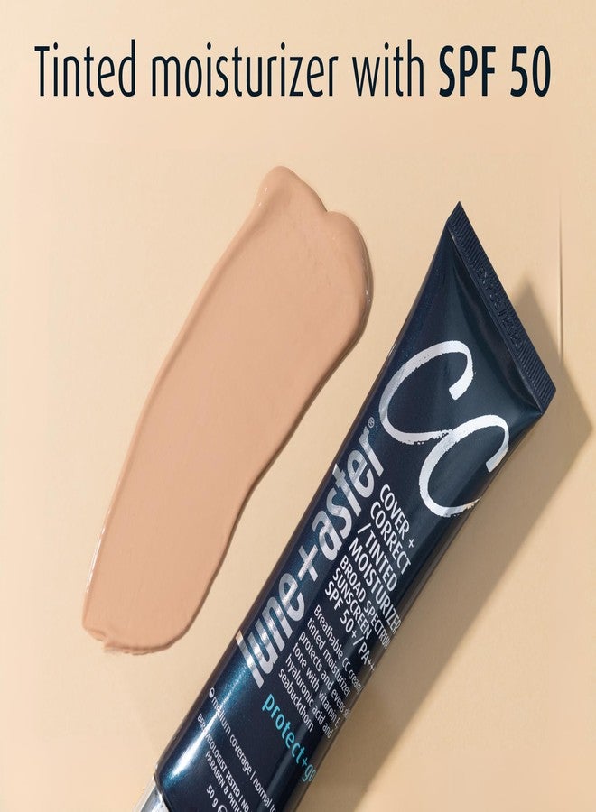 Lune+Aster CC Cream Broad Spectrum SPF 50 | Medium Coverage, Color Correcting Cream For A Dewy Glow - Fair, 1.7 Oz - Image 3