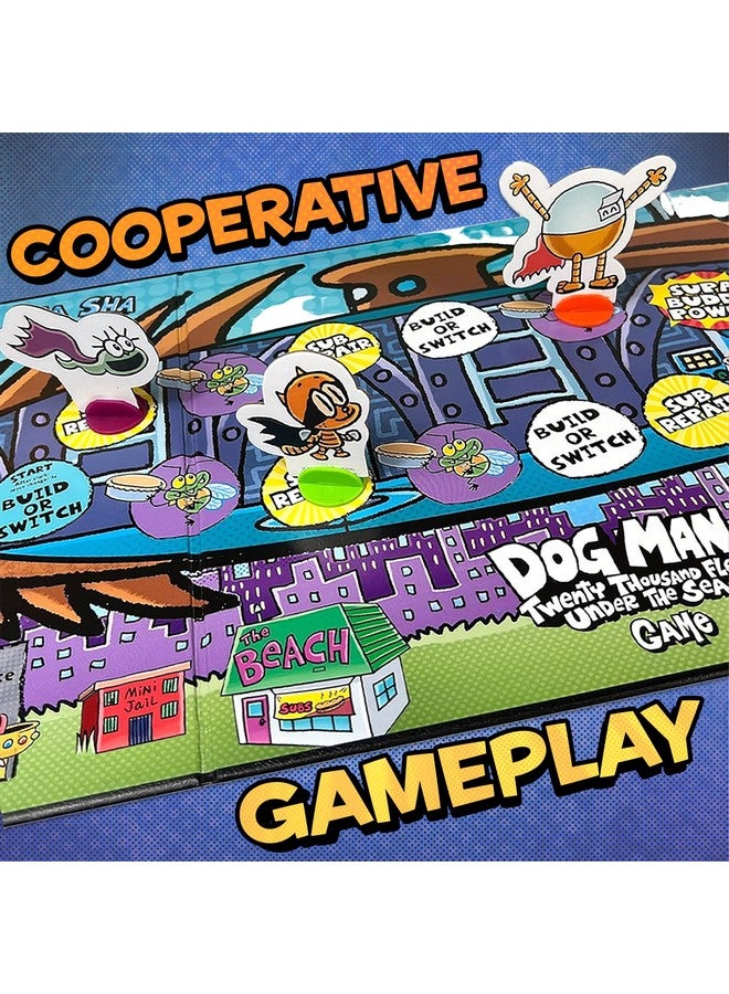 University Games, Dog Man Twenty Thousand Fleas Under The Sea Game, Based on The Book by Dav Pilkey - Image 4