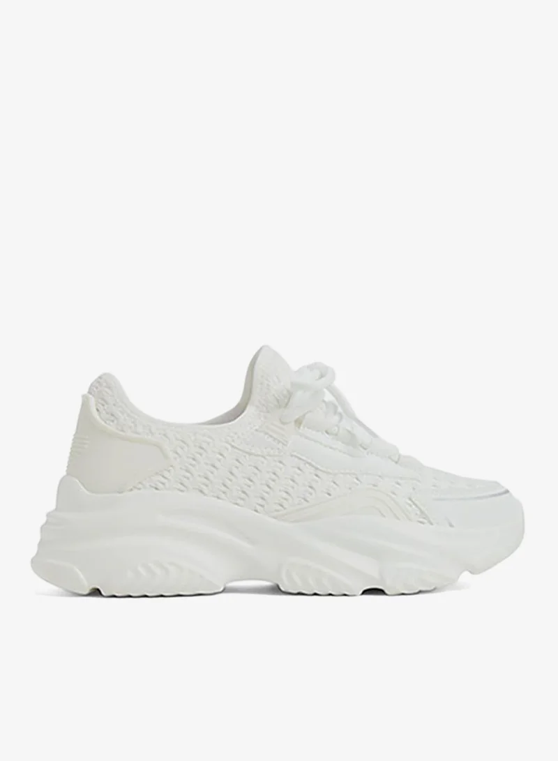 كول ات سبرنج ELYZA Textured Lace Up Chunky Sneakers