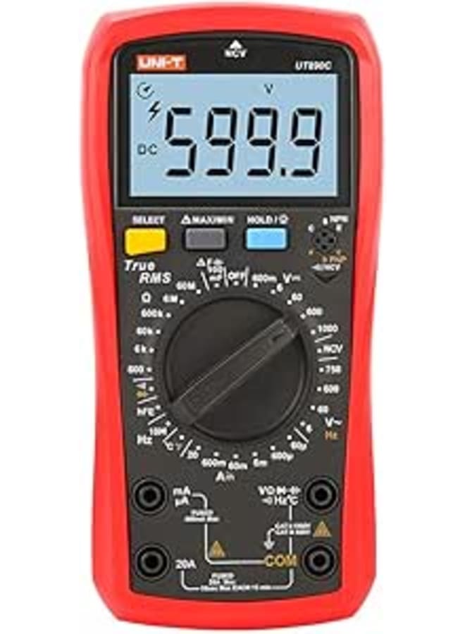 UNI-T UT890C True RMS 6000 counts AC/DC Frequency Temperature NCV Digital Multimeter With LCD Backlight Handheld Original