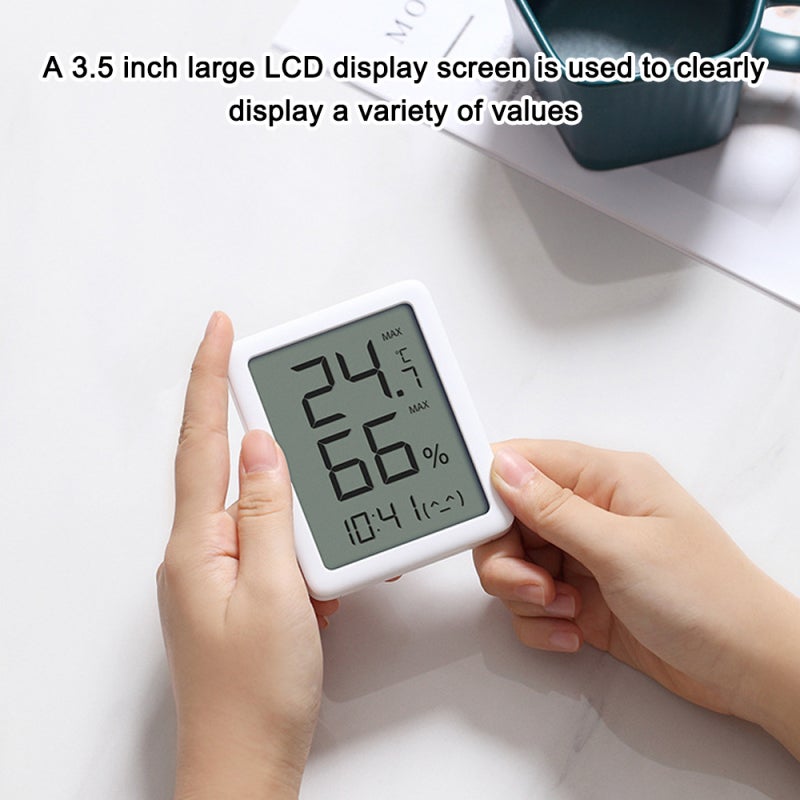 Room Thermometer: High Accuracy Low Energy Consumption Smart Hygrometer - Compact Portable White Temperature Monitor for Indoor Home Comfort - Image 5