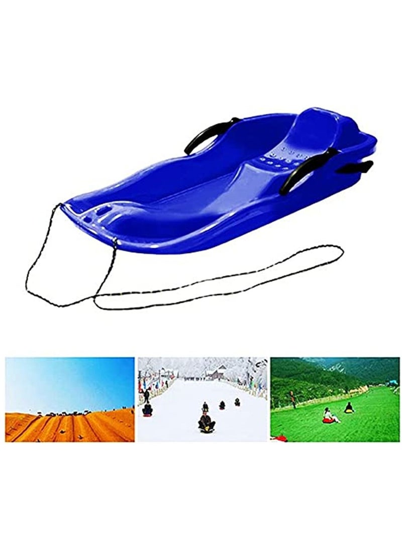 BLOOMING TIME - Sand Sled for Kids Snowboard with Brakes and Pull Rope (BLUE) - Image 1
