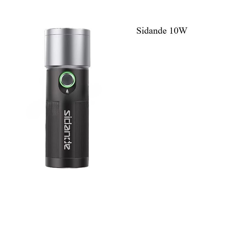 Sidande 10W Photography Fill Light, Four-Color RGB Projection, Built-in 8400mAh Battery, 1/4 inch Thread, Black - Image 1
