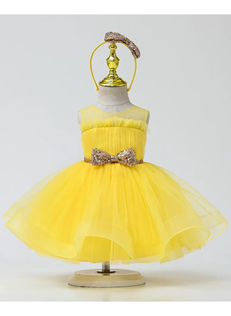 D'Daniela Yellow Margarita Collection with Hair band