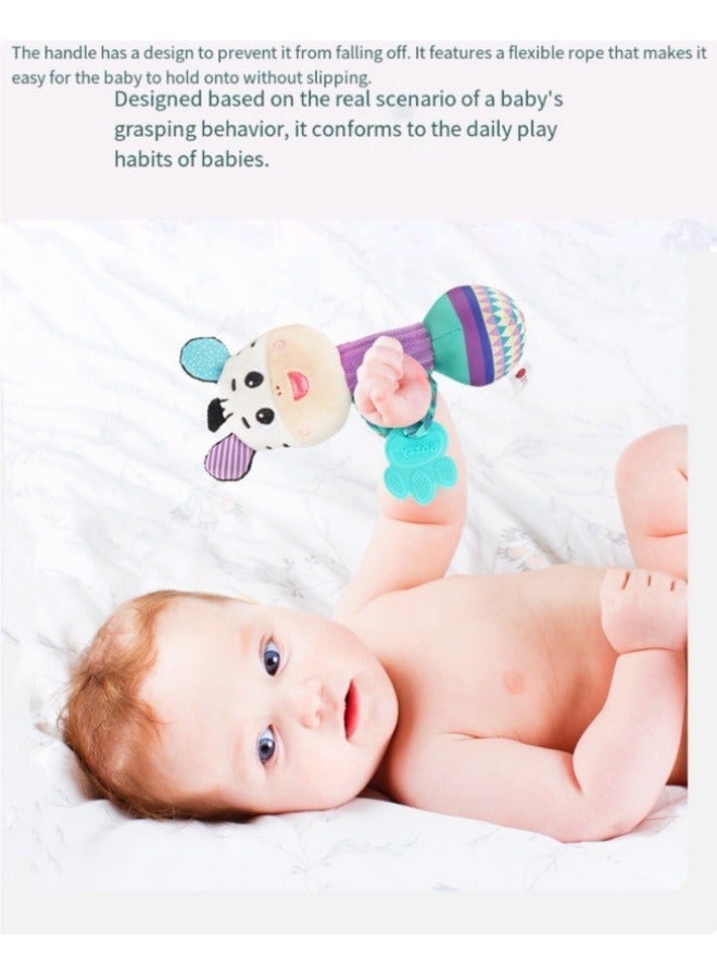 سوزي خشخيشة أطفال على شكل فيل محمولة باليد من القطيفة - Image 5