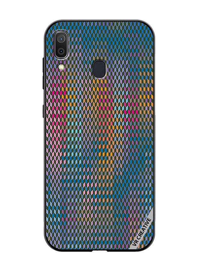 VR CREATIVE Protective Case Cover For Samsung Galaxy A30 Abstract Design Multicolour - Image 1