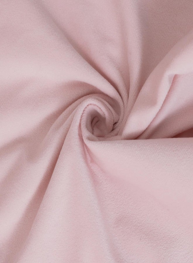 Opexscal 18 Inch Velvet Round Placemat with Ruffle for Dining Table Outdoor Placemats Non-Slip Washable for Gathering, Occasional Decoration and Family Parties Celebrations Set of 4, Pink - Image 4
