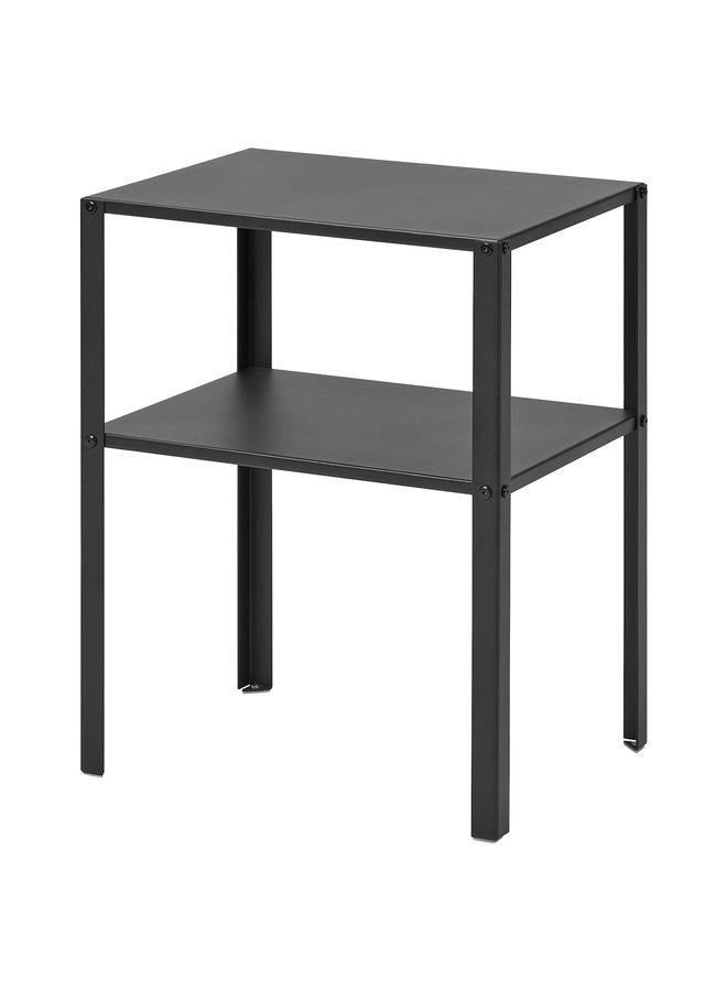 إيروريكس طاولة بجانب السرير، أسود، 42×34 سم - Image 1