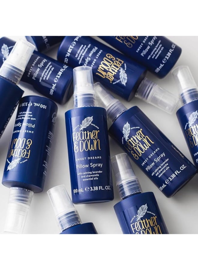 Feather & Down Sweet Dream Relax and Unwind Gift Set (100ml Pillow Spray And 125ml Body Lotion) - With Calming Lavender And Chamomile Essential Oils - Image 4