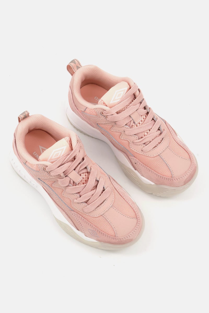 umbro أحذية جري نسائية ماكس لاسي، مجموعة وردية - Image 3