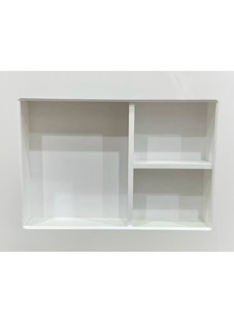 فيرونا غطاء خشبي للقسم الخارج من نافذة مكيف الهواء لون أبيض - Image 1