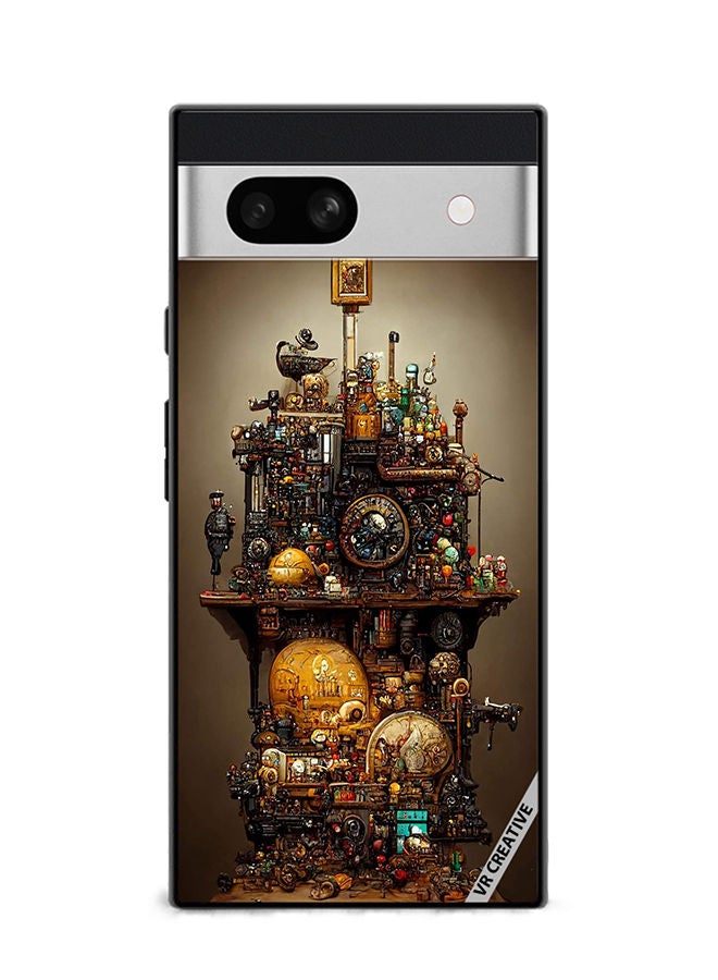 VR CREATIVE Protective Case Cover For Google Pixel 7a Jigsaw Puzzles Design Multicolour - Image 1