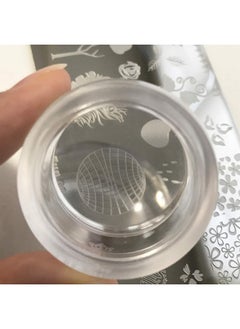 PUEEN PUEEN 35mm HD Chunky Transparent Soft Stamper and Scraper Set - Nail Art - Stamping Tools - CLEAR - BH000706  - Image 4