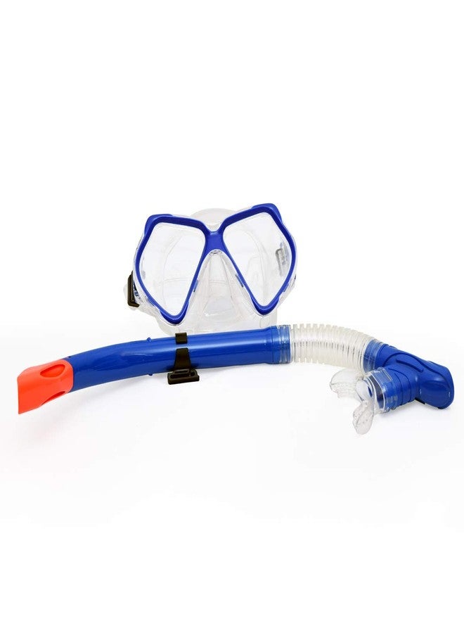 REPLEX Swimming Diving Mask Goggles with Silicone Breathing Tube Snorkel Set Swimming Equipment Snorkel Mask for Underwater Sports Swimming Mask Scuba Diving Swimming Training Equipment - Image 1