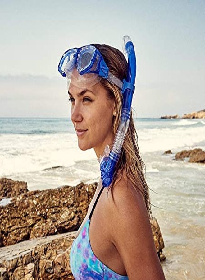 REPLEX Swimming Diving Mask Goggles with Silicone Breathing Tube Snorkel Set Swimming Equipment Snorkel Mask for Underwater Sports Swimming Mask Scuba Diving Swimming Training Equipment - Image 5