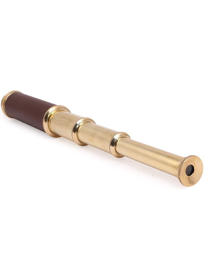 U.K MART UK MART 15 Inch Handmade Solid Brass Telescope With Wooden Box  - Image 4