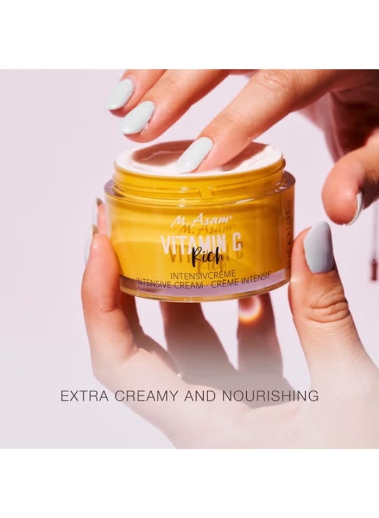 M.Asam M. Asam Vitamin C Rich Intensive Cream for Brightening, Hydration & Radiant Skin Care - Image 3