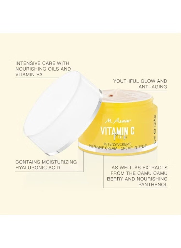M.Asam M. Asam Vitamin C Rich Intensive Cream for Brightening, Hydration & Radiant Skin Care - Image 2