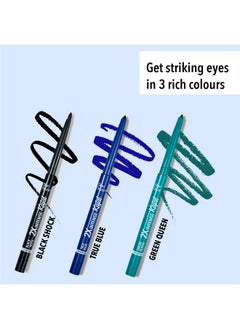 Blue Heaven Blue Heaven 2x Intense Kajal Pencil - True Blue, Matte Finish, Waterproof and Smudge Proof Kajal, 0.30gm  - Image 4
