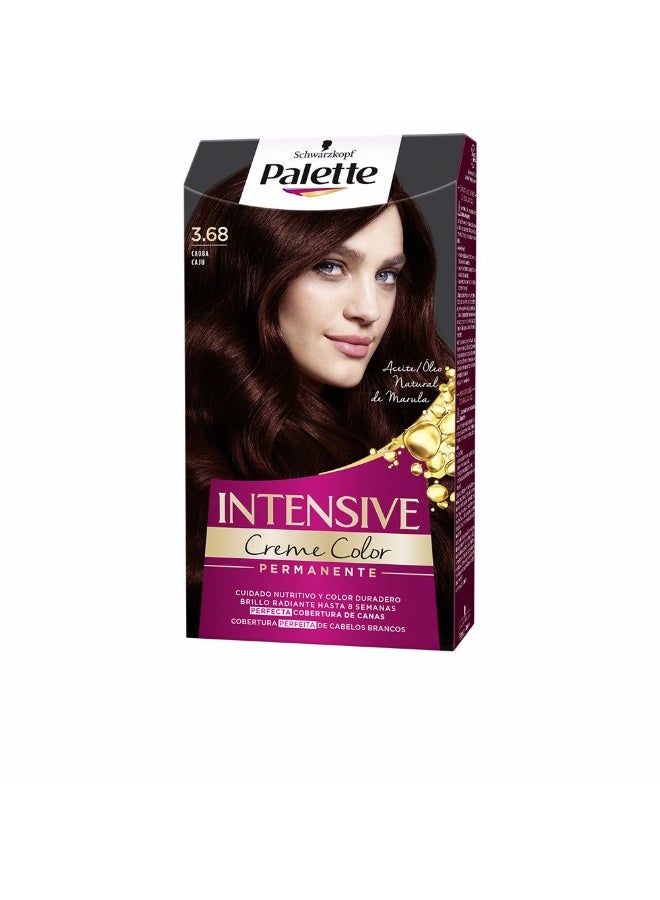 Schwarzkopf Palette Intensive Permanent Hair Color 3.68 Mahogany - Image 1