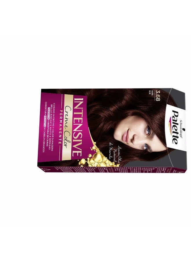 Schwarzkopf Palette Intensive Permanent Hair Color 3.68 Mahogany - Image 2