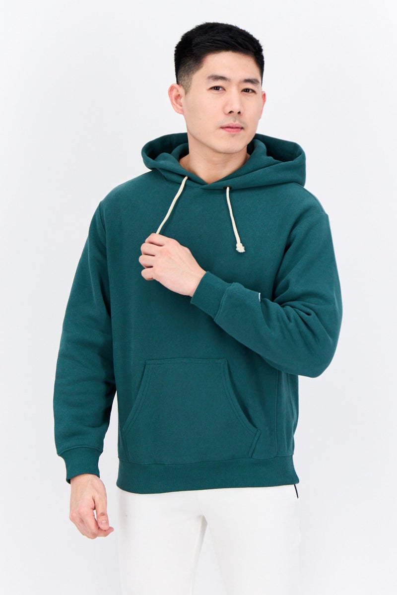 Champion Men Sportswear Fit Long Sleeves Outdoor Hoodies, Green - Image 1