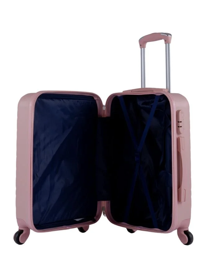 LIMRA Hardside 5 Piece Luggage Trolley Set Pink