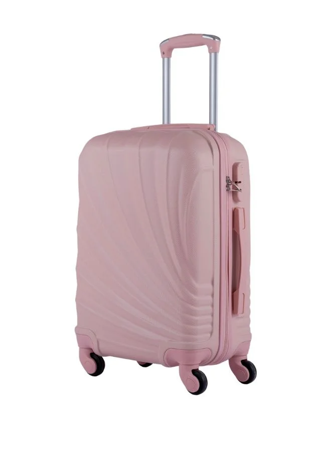LIMRA Hardside 5 Piece Luggage Trolley Set Pink