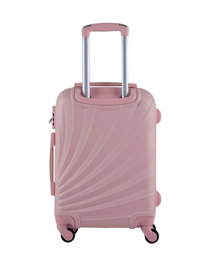 LIMRA Hardside 5 Piece Luggage Trolley Set Pink