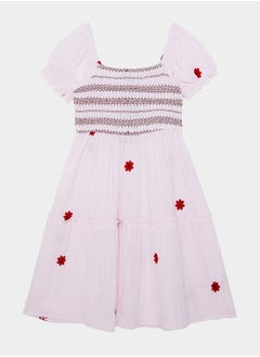 Embroidered Detail Casual Dress