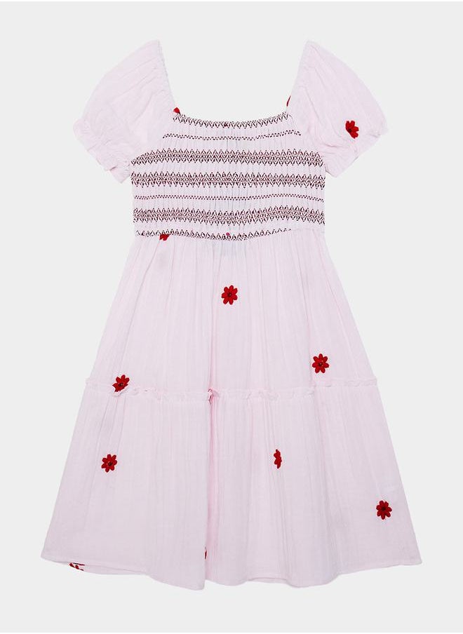 Styli - Embroidered Detail Casual Dress - Image 1