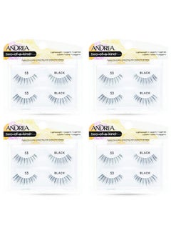 Andrea Andrea Two of a Kind False Lashes #53 Black, 4 Pack  - Image 1