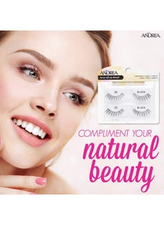 Andrea Andrea Two of a Kind False Lashes #53 Black, 4 Pack  - Image 2