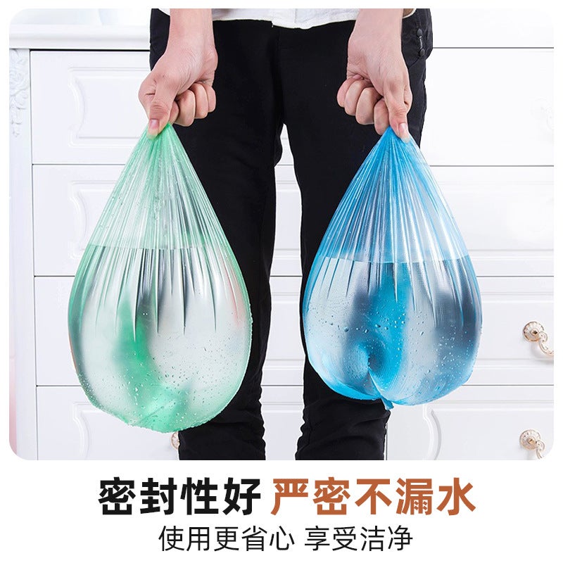 Large Thickened Tear-Off Plastic Garbage Bags, Black And Colored Kitchen Storage Bags, Economical Pack - Image 4