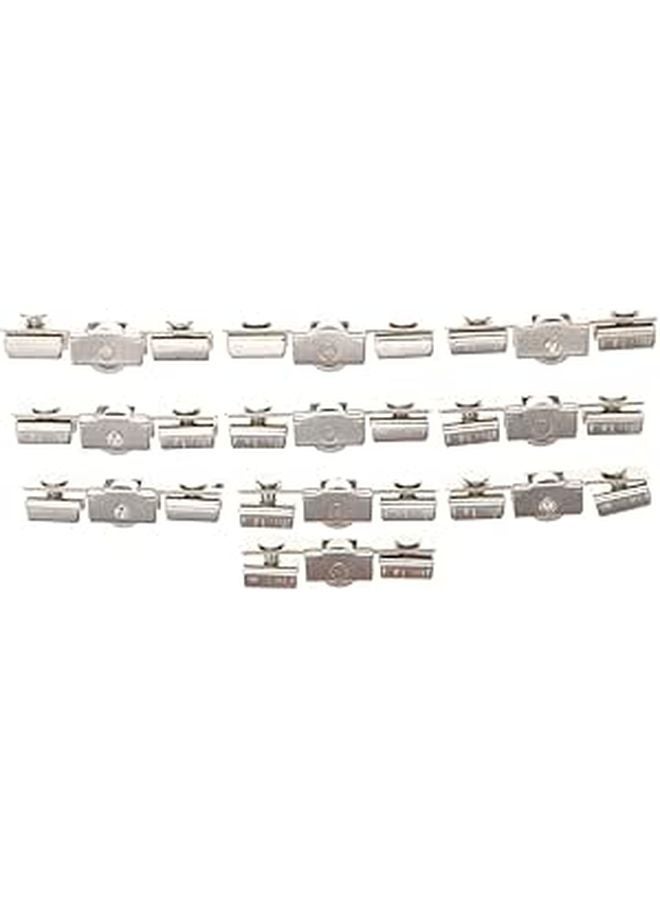 Glass Sliding Door Roller 1.73 Inch Steel Ball Bearing Wheels For Display Cabinet Smooth Replacement - Image 1