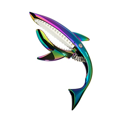 Cheerock Zinc Alloy Guitar Capo Cute Shark Shape Capo with Carrying Case for Classical Electric Guitar and Ukulele, Ideal Gift for Music Enthusiast (multicolor) - Image 4