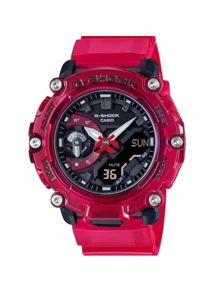 كاسيو ساعة معصم كاسيو جي شوك رجالي تناظرية رقمية GA-2200SKL-4ADR - Image 1