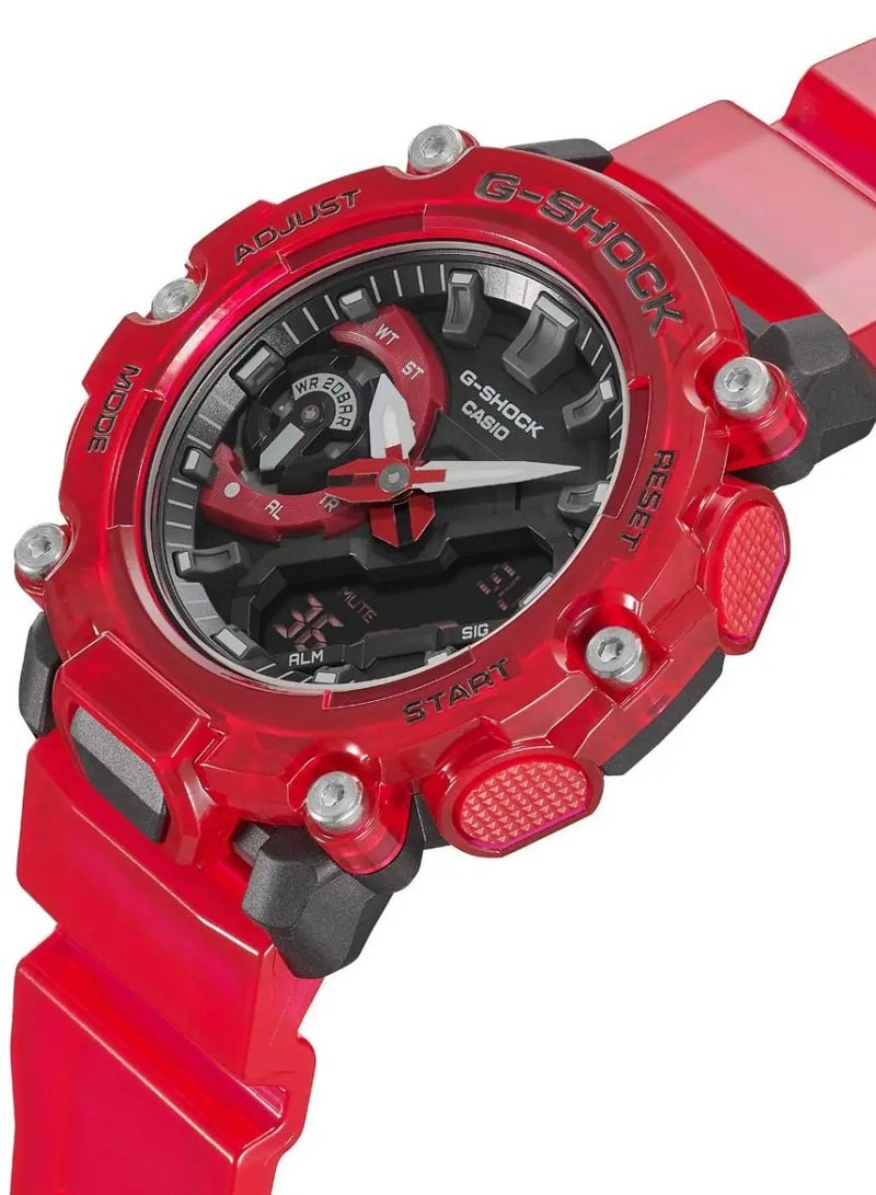 كاسيو ساعة معصم كاسيو جي شوك رجالي تناظرية رقمية GA-2200SKL-4ADR - Image 2