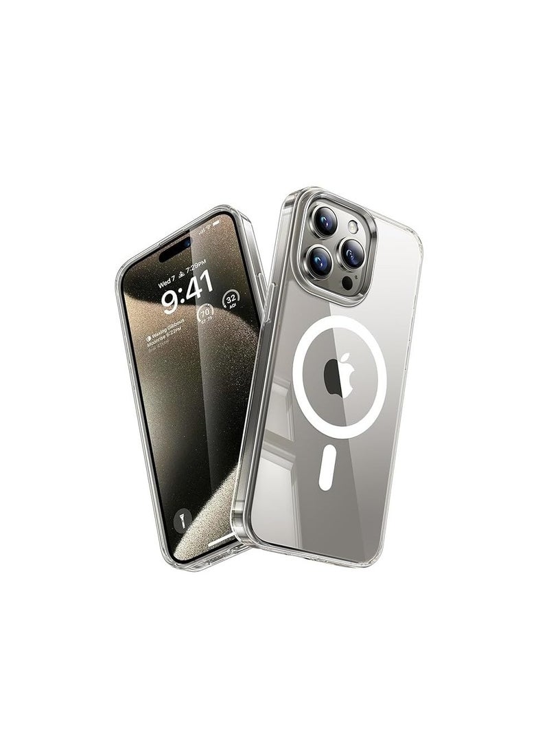 general for Iphone 15 Pro Max Case, Magsafe Phone Case Supports Magnetic Wireless Charging, Shockproof Military-Grade Protection, Scratch-Resistant Back, Classic Hybrid Cover for Iphone 15 Pro Max - Image 1