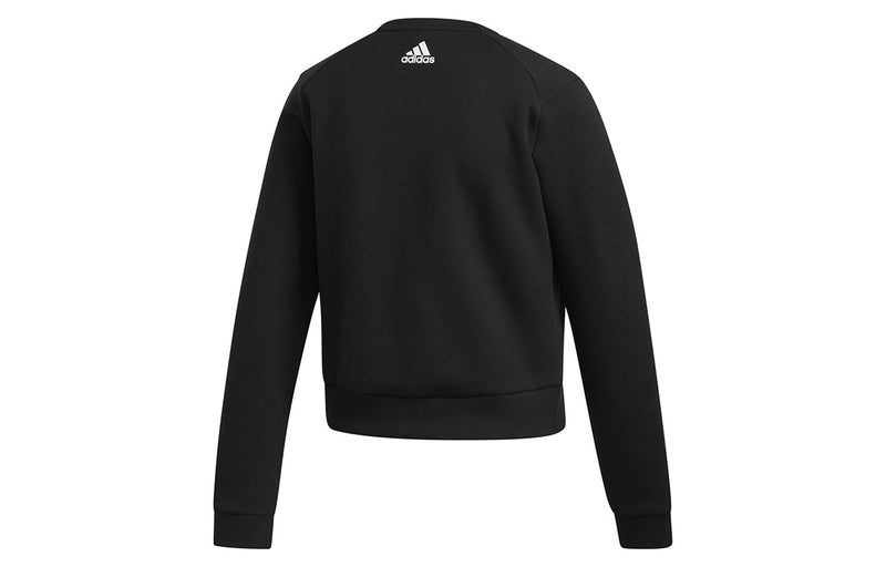 Adidas (WMNS) adidas Training Sport Round Collar Leisure Short Jacket Black - Image 2