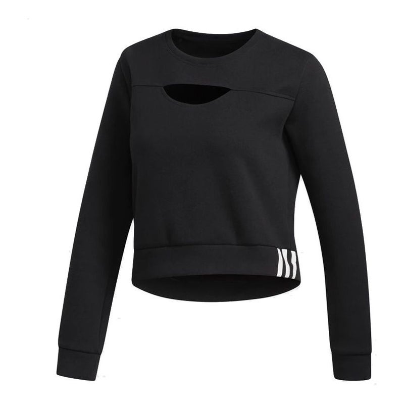 Adidas (WMNS) adidas Training Sport Round Collar Leisure Short Jacket Black - Image 1