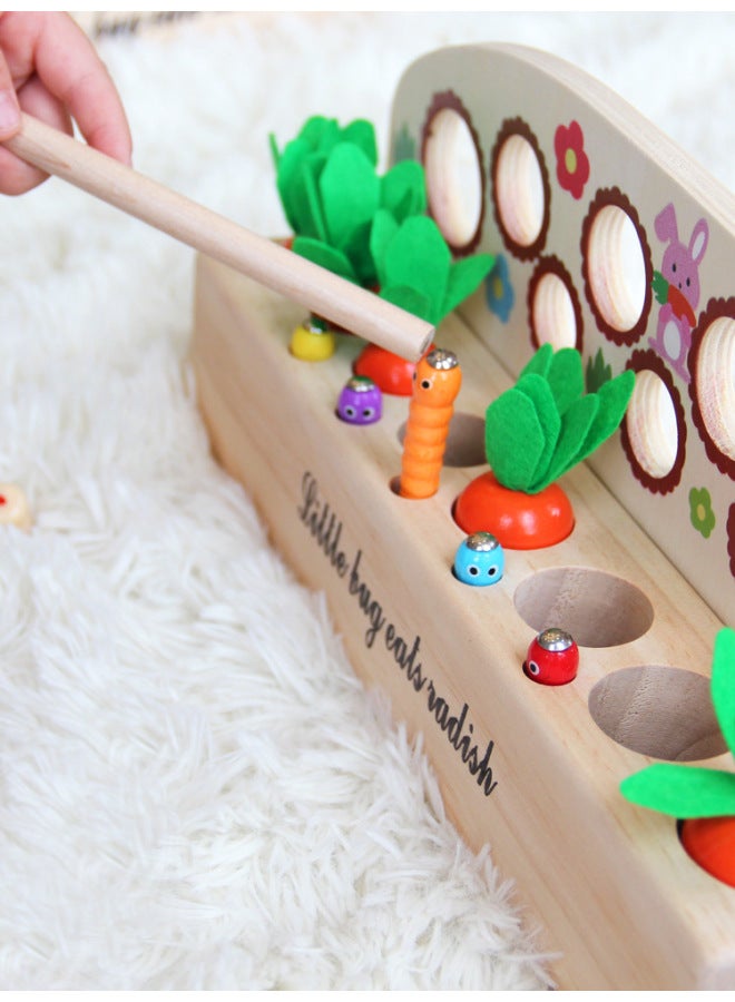 Children's Benefiting Intelligence Early Education Plugged Carrot Toy 1-2-3-year-old Boys And Girls Carrot-Color:Defense Of Pulling Radish-Basic Edition - Image 5
