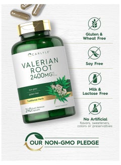 CARLYLE Valerian Root 2400mg - 240 Quick Release Capsules  - Image 3