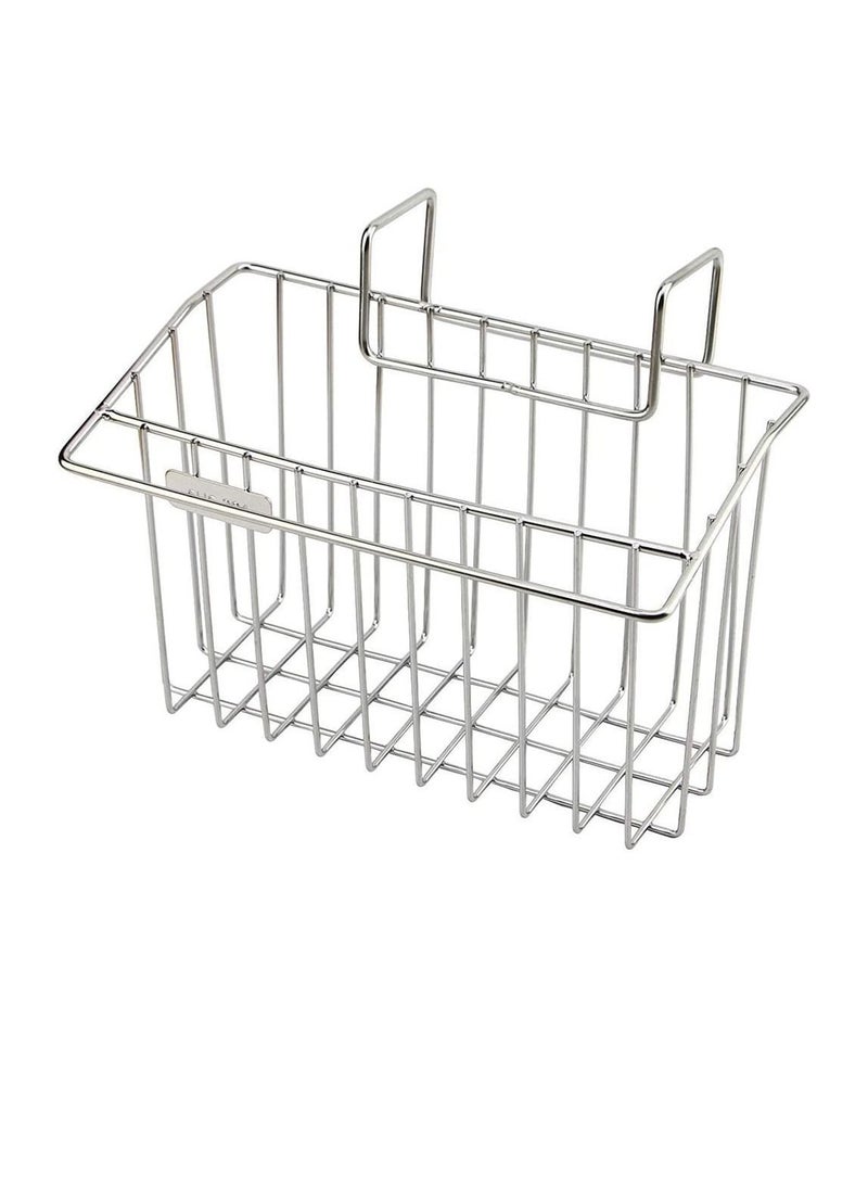 Y&D Kitchen Sink Caddy Sponge Holder Stainless Steel Soap Hanging Antimicrobial Drain Holes for Sanitary Drying Drainer Rack, Simple Installation - Image 4