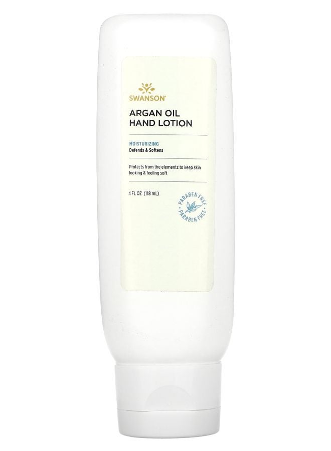 SWANSON Argan Oil Hand Lotion 4 fl oz (118 ml)