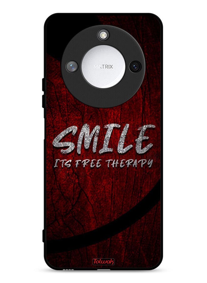 Tolwak Honor X9c Smart 5G Protective Case Cover Smile Its Free Therapy  - Image 1