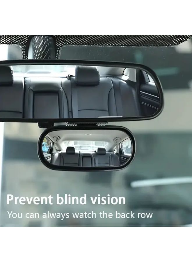 2 Pcs High Definition Rearview And Blind Spot Mirrors 360 Degree Adjustment Universal Fit - Image 4