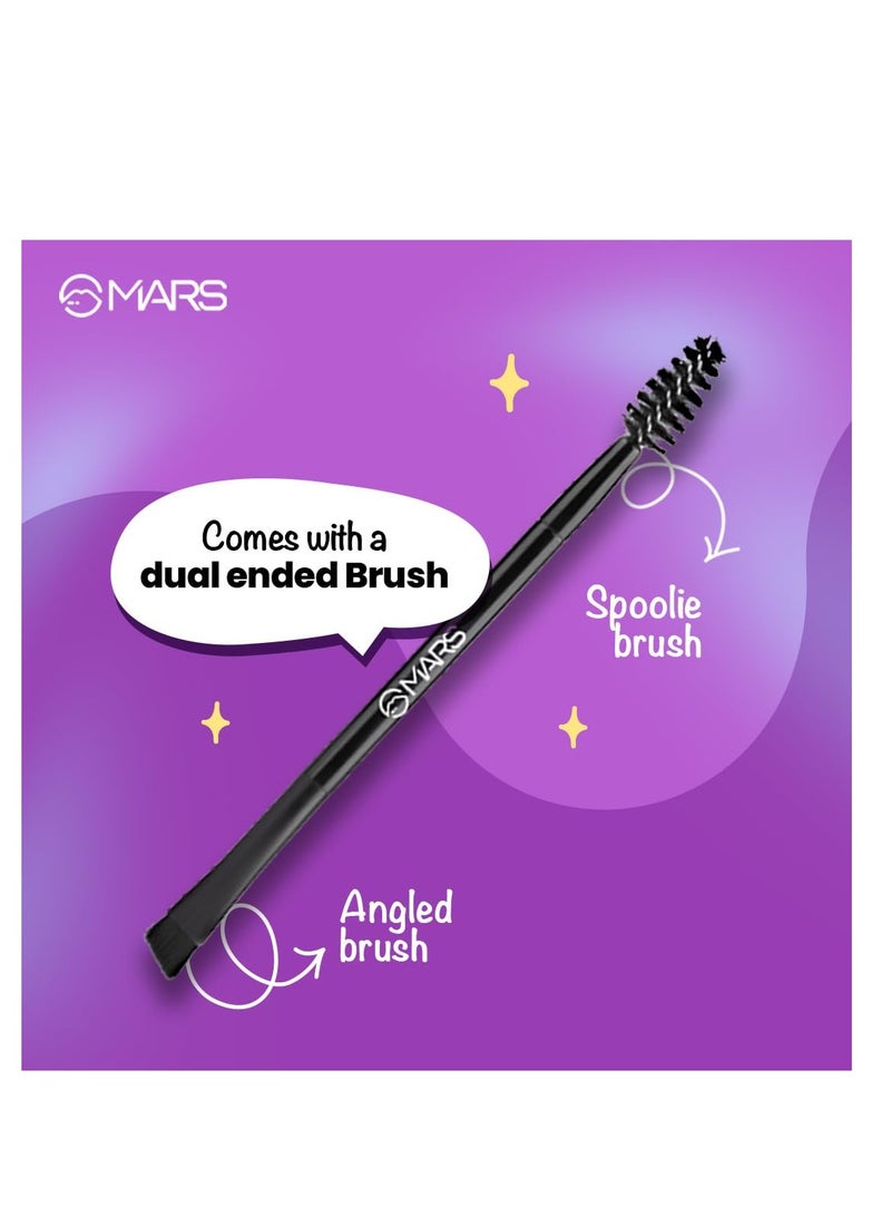 مارس MARS Eyelove Multi Pods Gel Eyeliner and Eyebrow Powder With Dual Ended Brush   Smudge Proof and Water Proof   Long Lasting   Rich Pigmentation   Inbuilt Mirror for Touch up  Black - Image 1